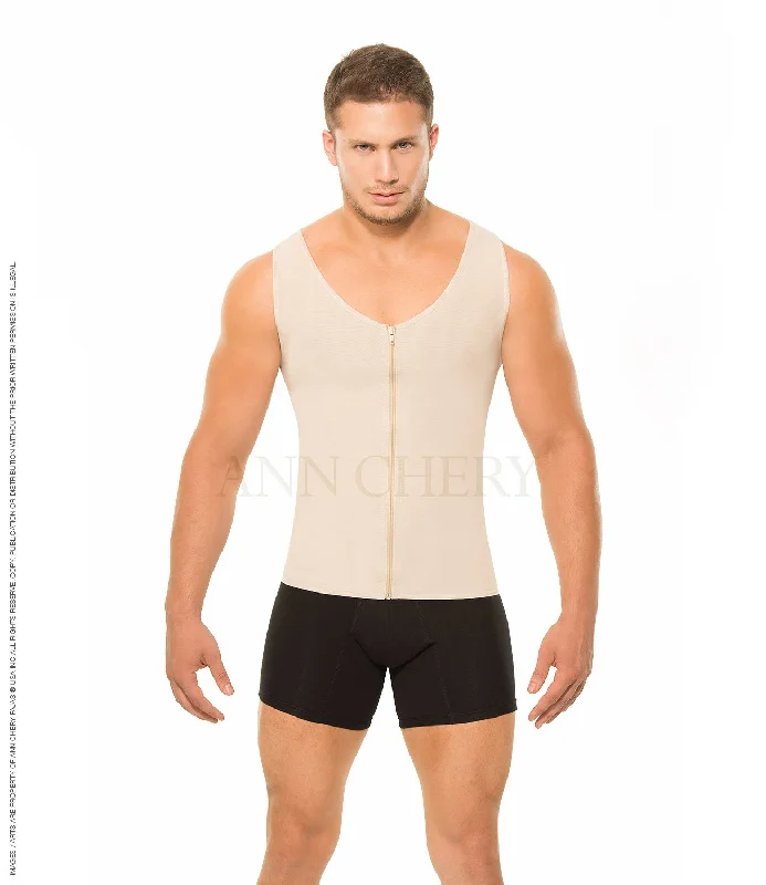 2034 Chaleco Ann Chery Fajas Lipo Hombre Men Shaper Vest