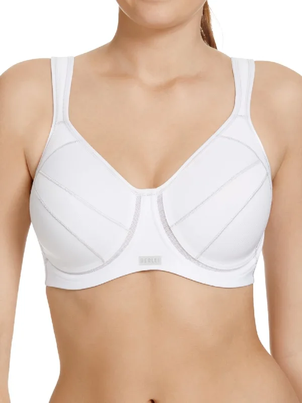 bralette bras for a trendy and comfortable styleFull Support Wired Sports Bra - White bralette bras for a trendy and comfortable styleFull Support Wired Sports Bra - White