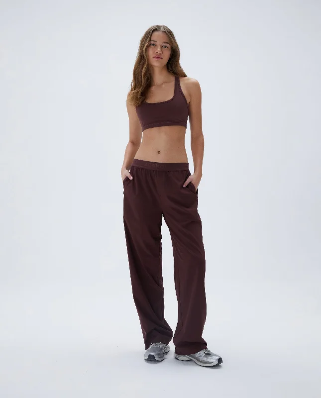 strapless bras for backless dressesBranded Waistband Pant - Burgundy