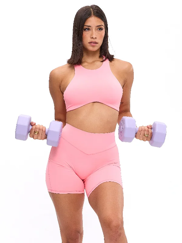 seamless wireless bras for everyday comfortCurve Sports Bra - Guava