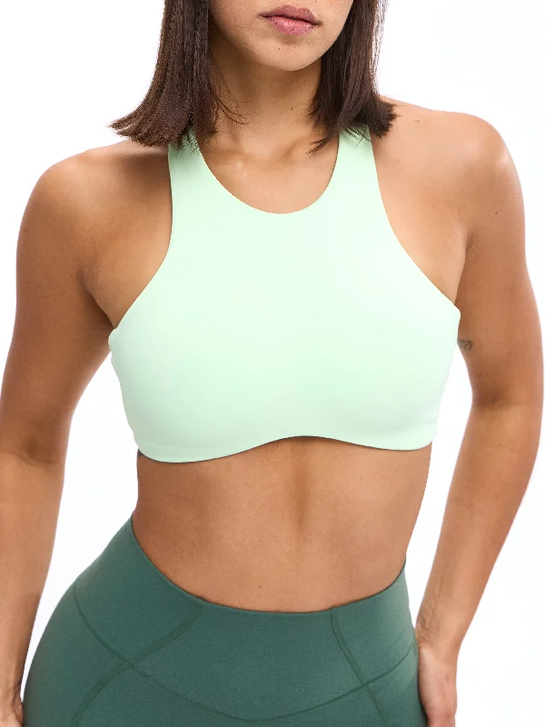 bralette bras for a trendy and comfortable styleCurve Sports Bra - Honeydew