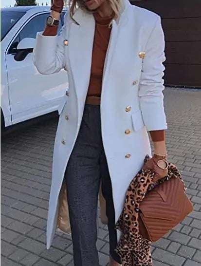 Maternity shapers for post - pregnancy body contouring​Double Breasted Long Blazers
