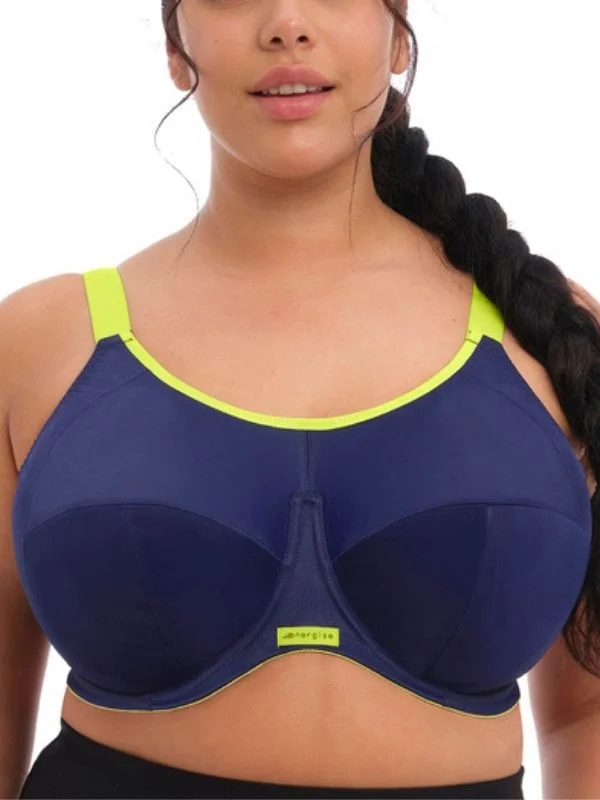 sexy lace push up bras for special occasionsEnergise Sports Bra - Navy