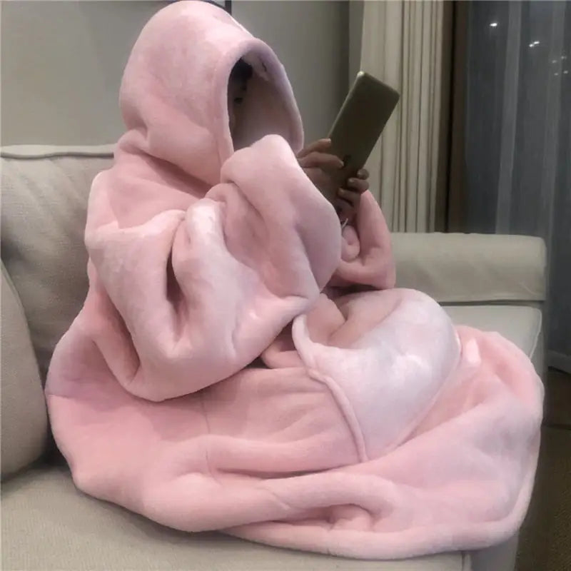 Thermal shapers to increase body heat and aid in fat burning​Hoodie Blanket