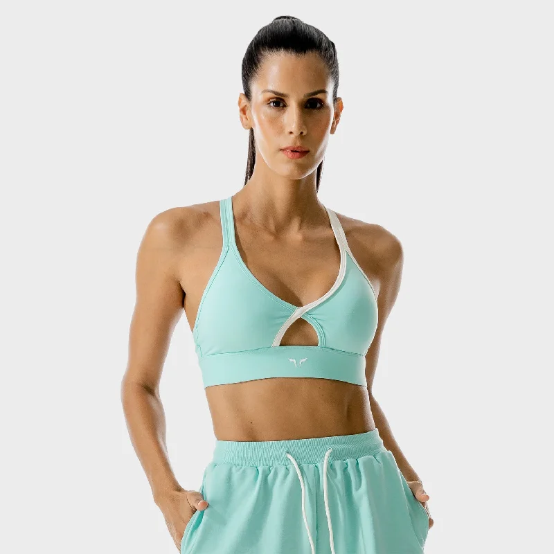 LAB360° Wrap Bra - Pastel Turquoise