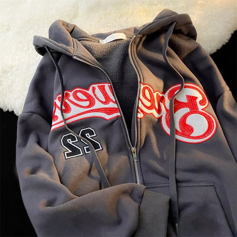 Shapers with a high - compression zone on the abdomenLetter Embroidery Hoodies for Women Shapers with a high - compression zone on the abdomenLetter Embroidery Hoodies for Women