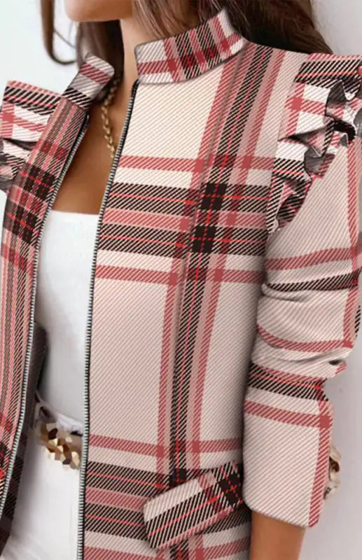 Shapers with built - in support for posture correction​Long Sleeve Printed Coat
