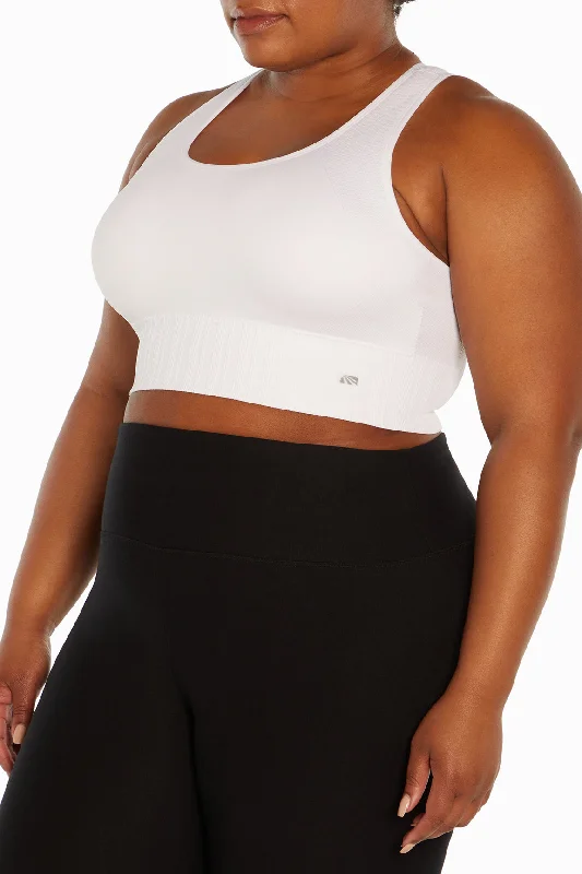 padded bras for added volumeCathy Seamless Sports Bra (Plus Size)