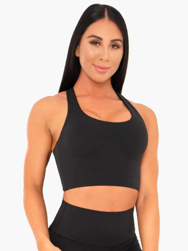 plunge bras for low cut topsNKD Sports Bra - Black