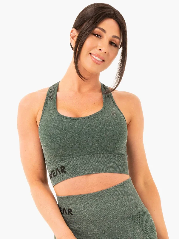 convertible bras with adjustable strapsSeamless Staples Sports Bra - Forest Green Marl convertible bras with adjustable strapsSeamless Staples Sports Bra - Forest Green Marl