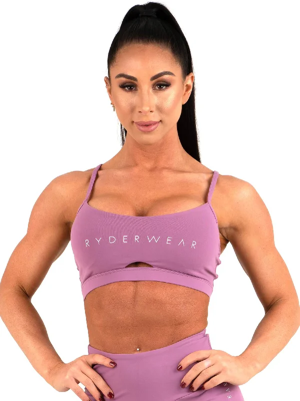seamless sports bras for minimal chafingStaples Sports Bra - Purple