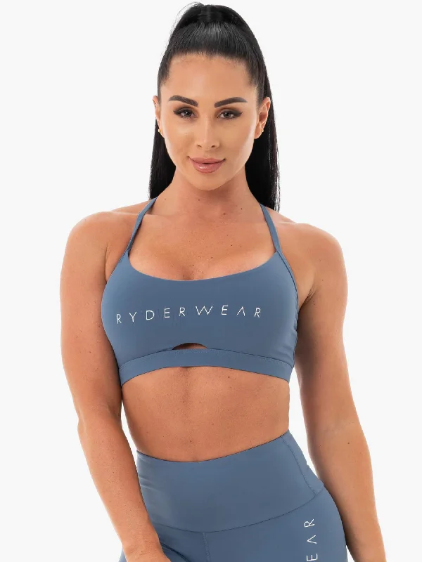nursing bras for new mothersStaples Sports Bra - Steel Blue