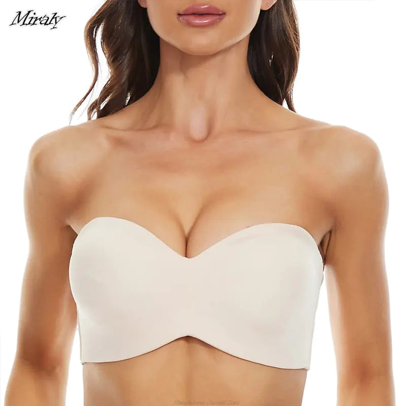 Shapers for back pain relief due to improved posture​Strapless Bra Push up Non-Slip