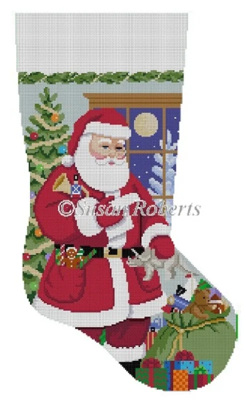 Satin - lined stockings for extra comfort3223 Santa's Toy Bag for Boys Stocking