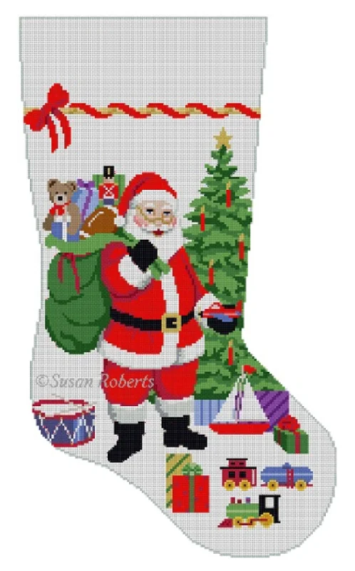 Lingerie - set stockings for a sexy look3266 Santa Gifting Boy Toys Stocking