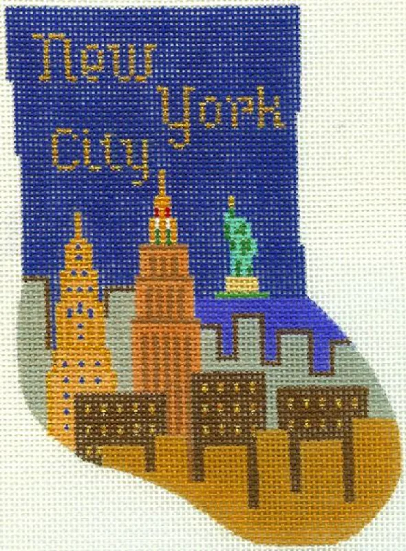 Knee - high stockings with a decorative bow446 New York City Mini Sock