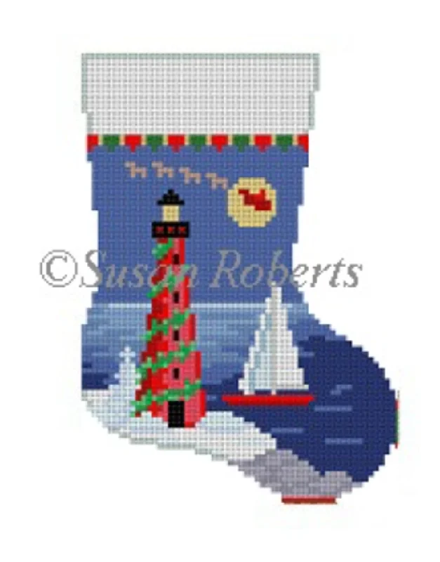 Nylon stockings for a smooth and shiny finish5455 Lighthouse and Sailboat Mini Stocking Nylon stockings for a smooth and shiny finish5455 Lighthouse and Sailboat Mini Stocking