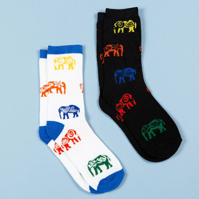 Elephant Love Socks - Set of 2