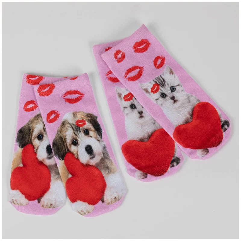 Women's adjustable - fit socks for a customized feelLiving Royal® Pet Love Ankle Socks Women's adjustable - fit socks for a customized feelLiving Royal® Pet Love Ankle Socks