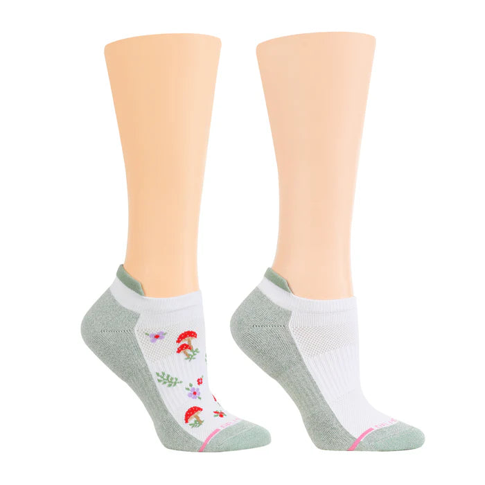 Women's microfiber socks for a lightweight optionAnkle Compression Socks | Dr Motion Socks | Mushroom & Flowers (2 Pack) Women's microfiber socks for a lightweight optionAnkle Compression Socks | Dr Motion Socks | Mushroom & Flowers (2 Pack)
