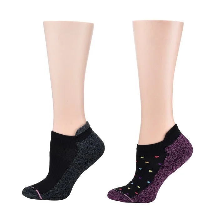 Women's microfiber socks for a lightweight optionAnkle Compression Socks | Hearts | Dr. Motion (2 Pack) Women's microfiber socks for a lightweight optionAnkle Compression Socks | Hearts | Dr. Motion (2 Pack)