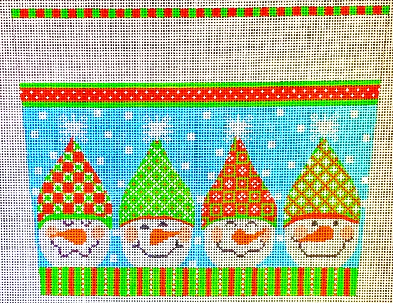 Non - slip stockings for safety on slippery surfacesCH-787 Snowman Stocking Cuff