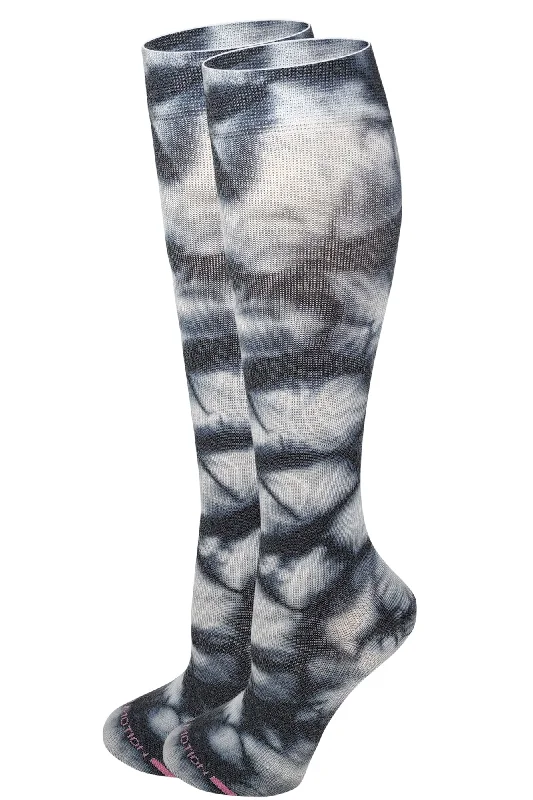 Knee High Compression Socks | Tie Dye Design | Women's (1 Pair)