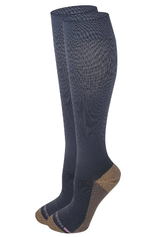 Knee High Compression Socks | Copper Infused Graduated | Women's (1 Pair)