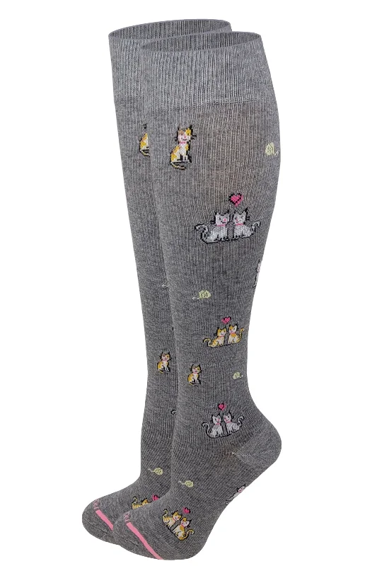 Women's moisture - wicking socks for sportsKnee High Compression Socks | Love Cats Design | Women's (1 Pair) Women's moisture - wicking socks for sportsKnee High Compression Socks | Love Cats Design | Women's (1 Pair)