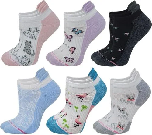 Women's cable - knit ankle socks for a cozy styleWomen's Ankle Compression Socks (6 Pairs) | Assorted Prints | Dr. Motion Women's cable - knit ankle socks for a cozy styleWomen's Ankle Compression Socks (6 Pairs) | Assorted Prints | Dr. Motion