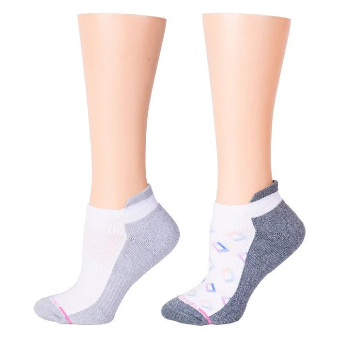 Women's non - slip socks for safetyAnkle Compression Socks | Geo Diamonds | Women's (2 Pair) Women's non - slip socks for safetyAnkle Compression Socks | Geo Diamonds | Women's (2 Pair)