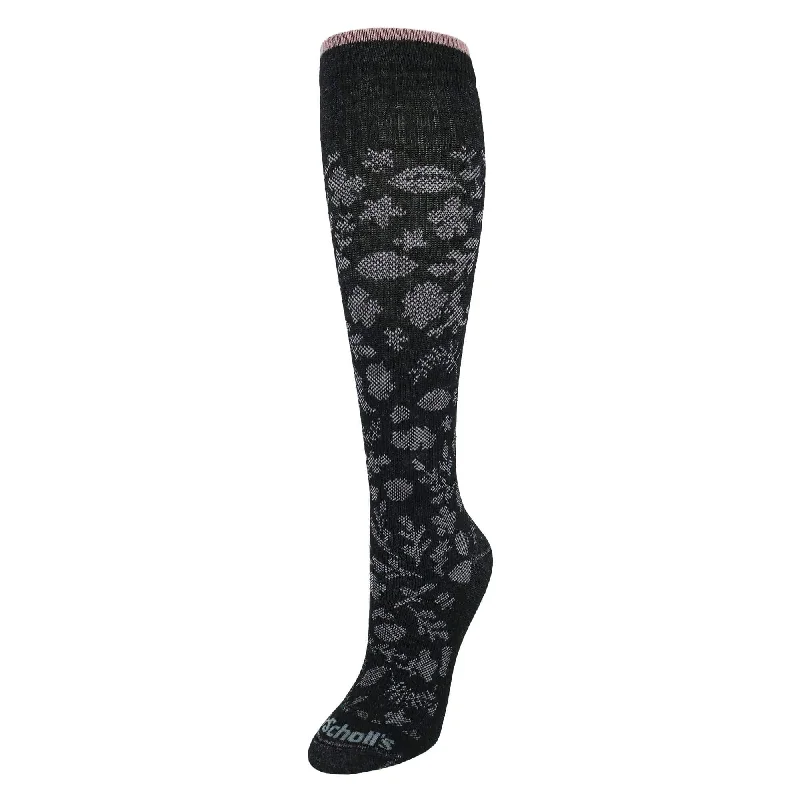 Women's cotton blend socks for breathabilityDr Scholls Women's Lace Floral Pattern Fashion Compression Knee High Socks Women's cotton blend socks for breathabilityDr Scholls Women's Lace Floral Pattern Fashion Compression Knee High Socks
