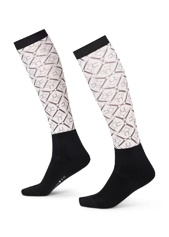Women's satin - trimmed socks for a touch of eleganceDual Zone Equestrian Boot Socks - Print Women's satin - trimmed socks for a touch of eleganceDual Zone Equestrian Boot Socks - Print