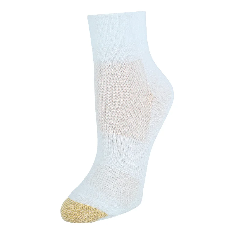 Gold Toe Women's CoolMax Quarter Ankle Socks (Pack of 3)