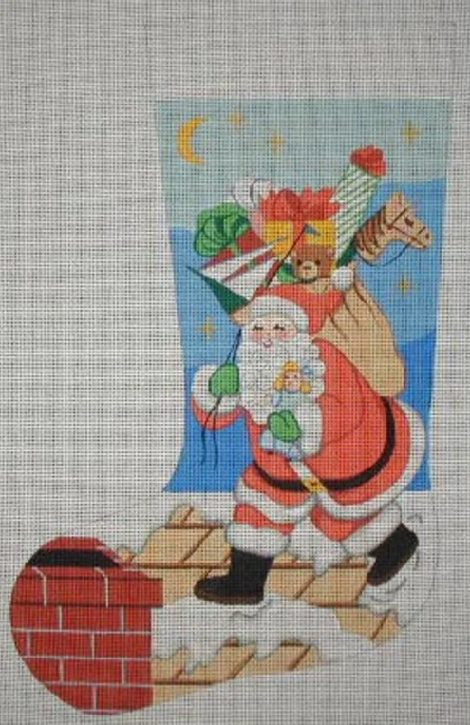 Lingerie - set stockings for a sexy lookJ-27 Santa on Roof Stocking
