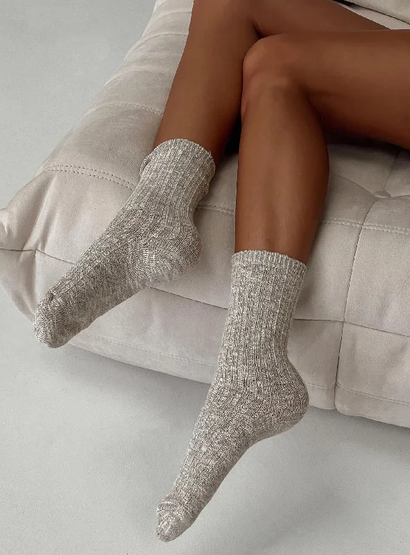 petite women tights with the right lengthJeyne Socks Grey Marle