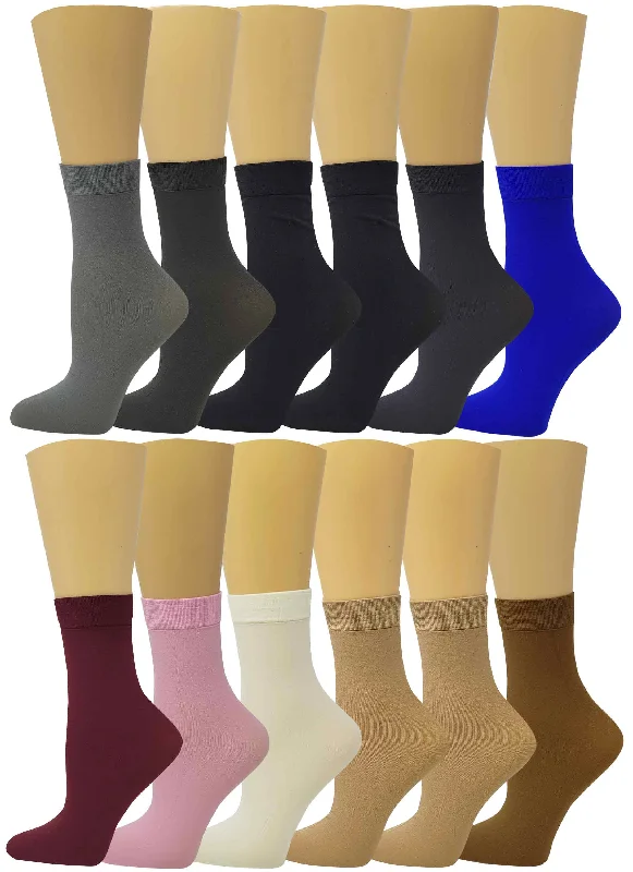 Women's wool - rich socks for winter warmthAnkle High Trouser Socks | Opaque Assorted | Sumona Womens (12 Pairs) Women's wool - rich socks for winter warmthAnkle High Trouser Socks | Opaque Assorted | Sumona Womens (12 Pairs)