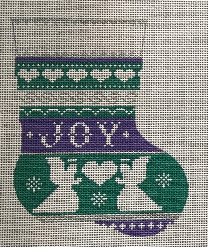 Purple stockings for a regal and mysterious lookPP199AH Joy Mini Sock