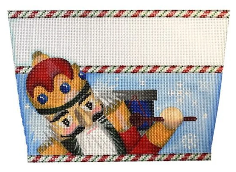 ST823 Nutcracker Drummer Stocking Cuff