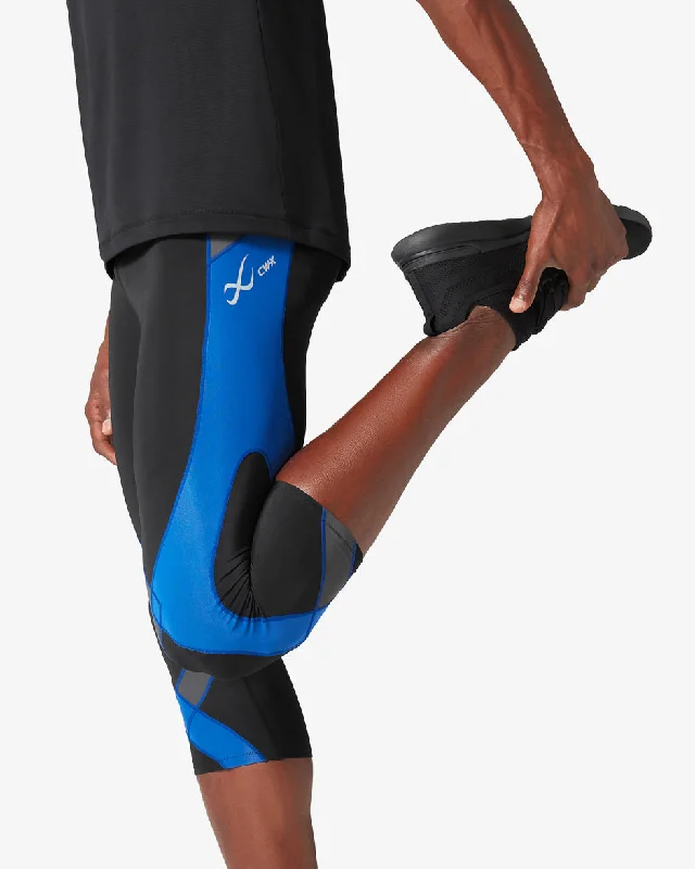 Stabilyx Joint Support 3/4 Compression Tight: Men's Black/Grey/Blue