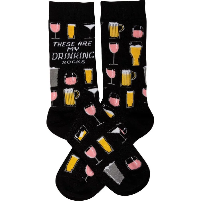 The Bullish Store Women's These Are My Drinking Socks