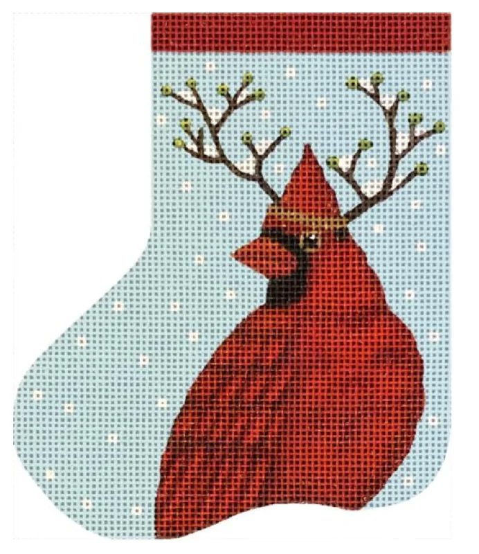 Women's sheer stockings with a fishnet patternVS358C Cardinal with Branches Mini Sock Women's sheer stockings with a fishnet patternVS358C Cardinal with Branches Mini Sock