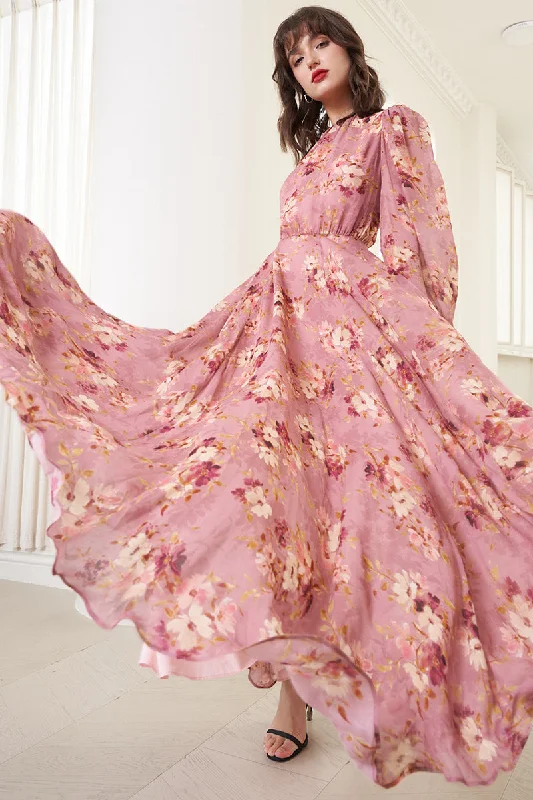 Metallic maxi dresses for a glamorous New Year's Eve partyBRIA MAXI