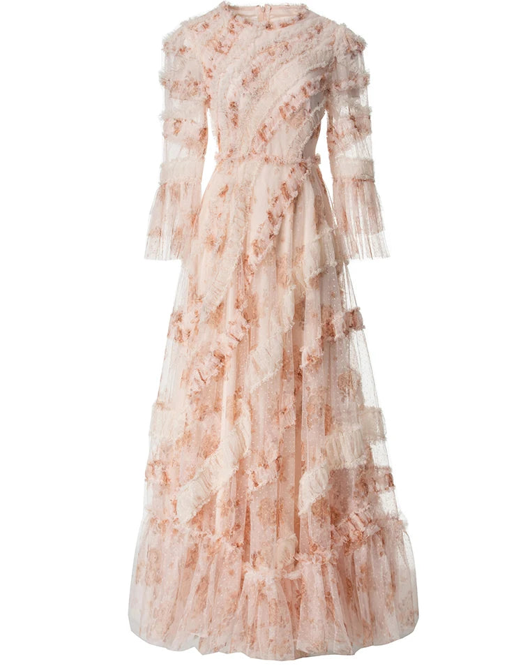 Maxi dresses with an asymmetric hem for a fashion - forward and eye - catching designDRESS STYLE  - SY1669