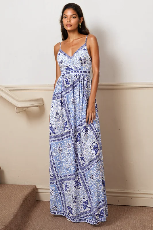 Sheer maxi dresses with lace overlays for a romantic touchMIKA DRESS