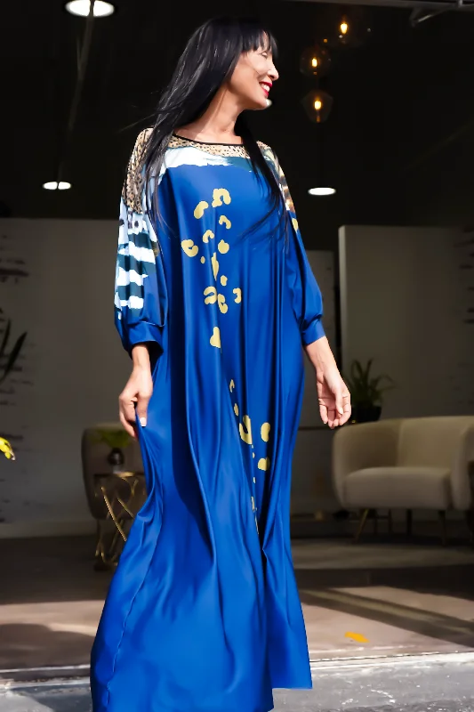 Maxi dresses with a pleated skirt for a timeless and elegant appearanceSerenity Maxi in Amazonia print Maxi dresses with a pleated skirt for a timeless and elegant appearanceSerenity Maxi in Amazonia print