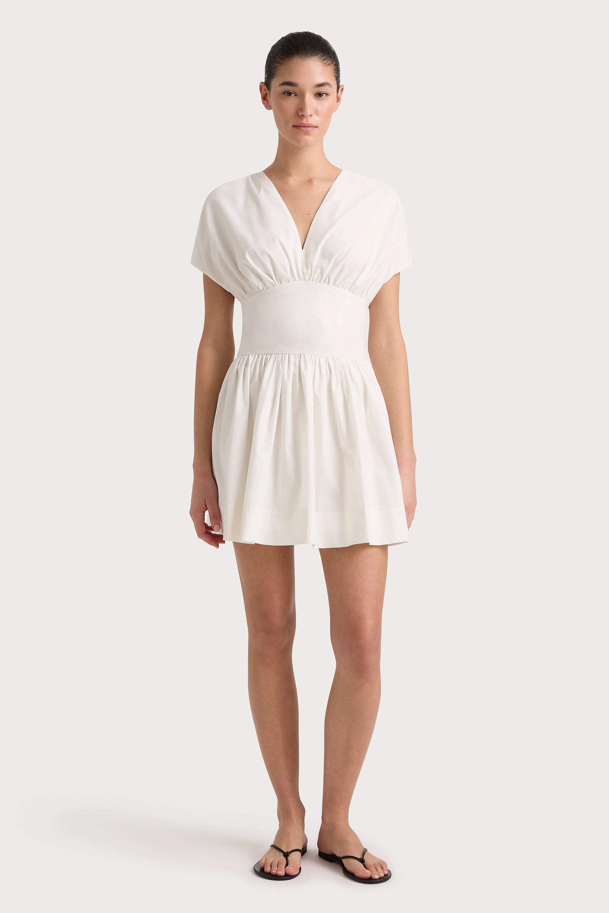 Auve Mini Dress White