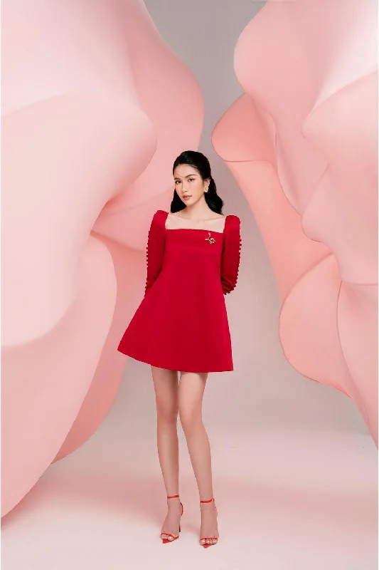 Lily Square Neck Dress