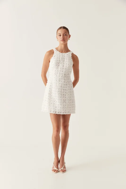 Strapless mini dresses for a beach vacationQuintette Textured Mini Dress