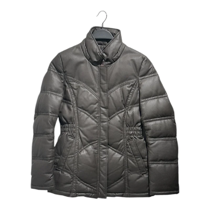 Women's long - sleeve wool coats in a houndstooth pattern for a classic charmTORNADO MART/Puffer Jkt/40/Leather/GRN/ Women's long - sleeve wool coats in a houndstooth pattern for a classic charmTORNADO MART/Puffer Jkt/40/Leather/GRN/